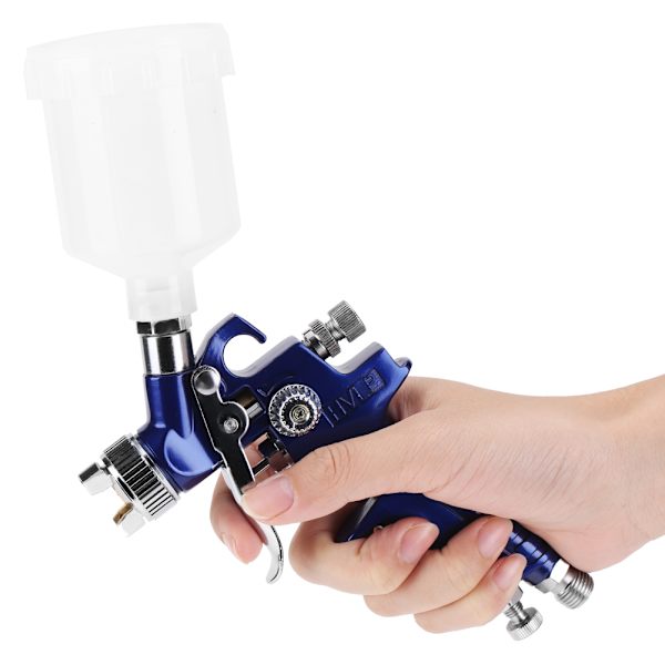 H-2000A Professionell 0,8 mm munstycke 125 ml pneumatisk spruta för billackering reparation (0,8 mm)
