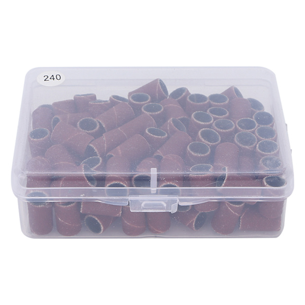 100 st slipband för naglar Pedikyr Manikyr Polering Ta bort död hud Nagelborrband 240#