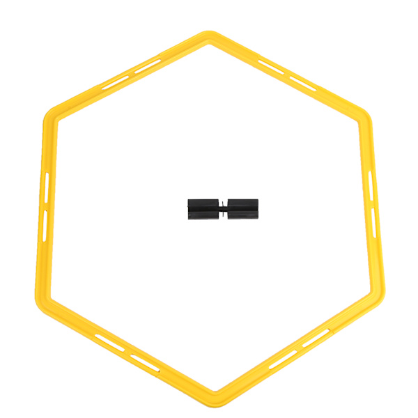 6 st Hexagon Agile Ring Polygon Fysisk Träning Hexagonal Steg Kostym Fotbollsutrustning