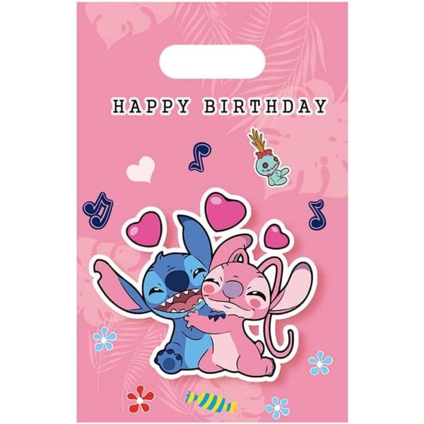 30st Lilo och Stitch Födelsedagsfest Presentpåsar Godispåsar Goody Bags Lilo och Stitch Födelsedagsfesttillbehör Dekorationer (30st)