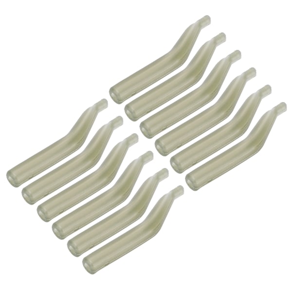 100 st 20mm PE Anti Tangles Line Aim Hook Sleeve Ljusgrön Karpfiske Tillbehör Utrustning
