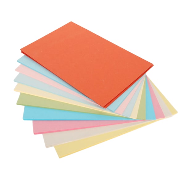 200 st Färgglada Kort 15 x 10 cm Utskrivbara Tomma Kort Pärlemorskimrande Papper DIY Målning Vykoart