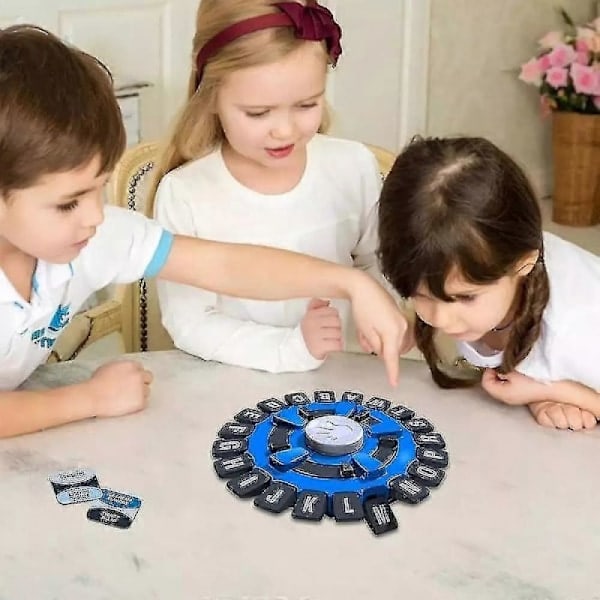Galet Alfabet Brädspel R-1 Rysk Blå Multiplayer Enkelt Spel