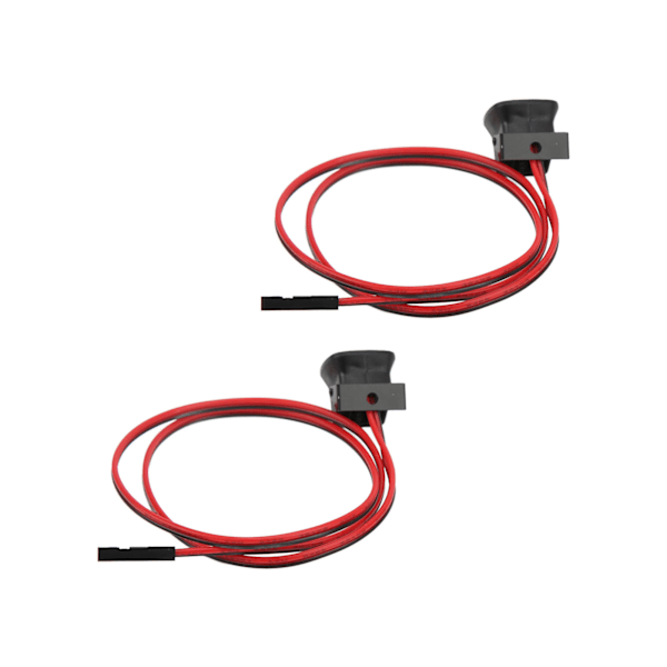 2 set LED-strålkastare för RC-bil, fyrkantiga strålkastare med hög ljusstyrka för 1/10 RC Crawler-bil