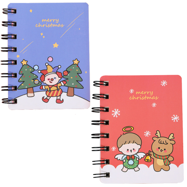 Christmas Pocket Notebook Student Mini bärbar jul