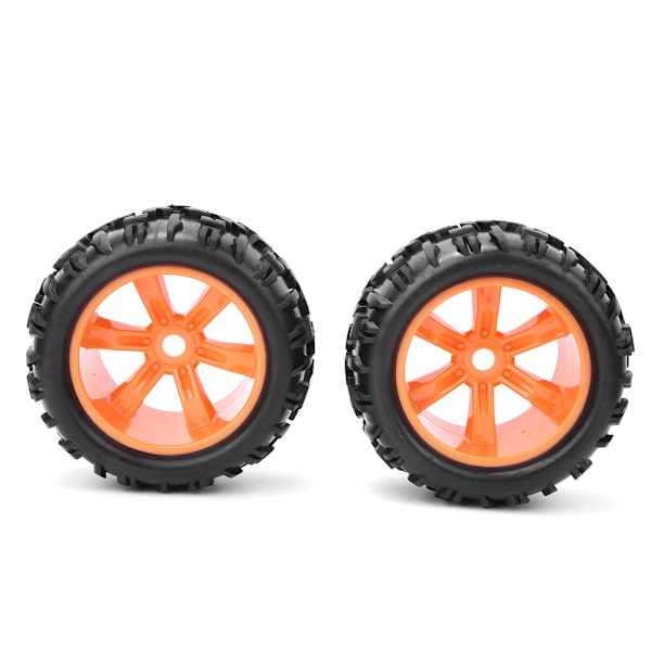 2 st hjulnav gummidäck tillbehör passar för ZD Racing 8477 1/8 skala RC bil orange