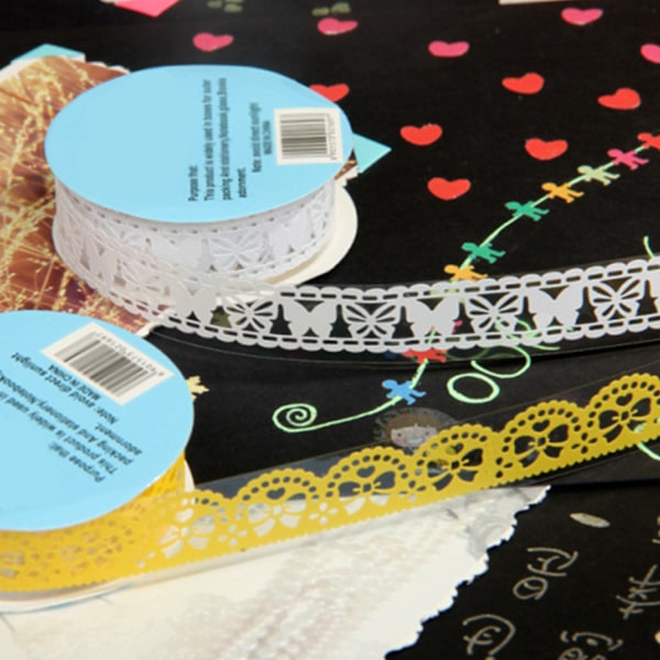 Washi Tejp Set för Scrapbooking Dekoration, Glitter Bling Självhäftande Tejp Rullar för Konst och Hantverk, Perfekt Gåva för Kreativa Projekt, 7 Rullar