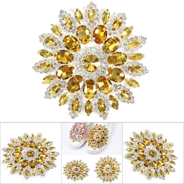 Glas Kristall Rhinestones, Enkel Applicering Blandade Former för Hantverk Smycken Kläder Accessoarer