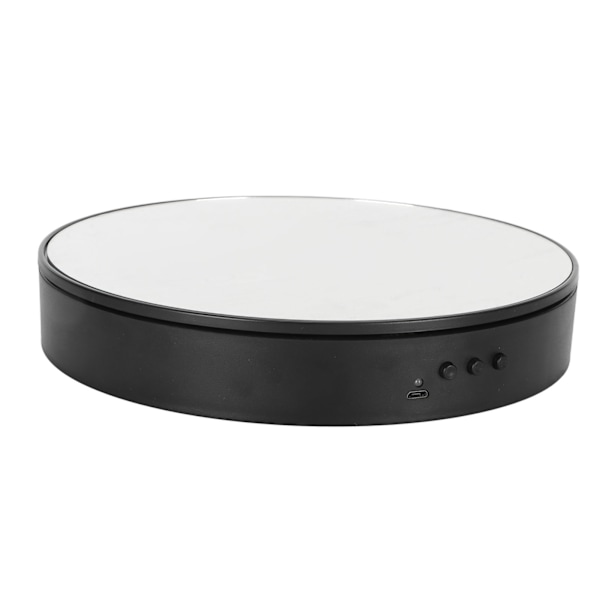 Roterande Displaybas Svart 360 Grader 5kg Lastkapacitet Batteri Eller USB-ström Lågt Ljudnivå Vridbar Displayställ