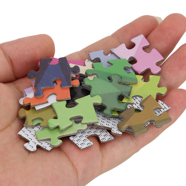 1000 st Gradient Färg Jigsaw Pussel Montering Bild Leksak Barn Vuxna Pedagogisk Leksak