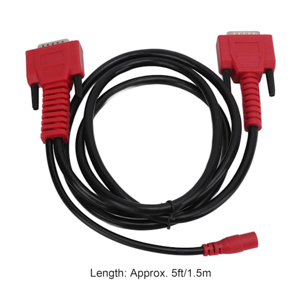 OBD II Diagnostisk Huvudkabel 15-polig 5ft/1.5m Lång Ersättning för X100 X200 X300 X400 Pro