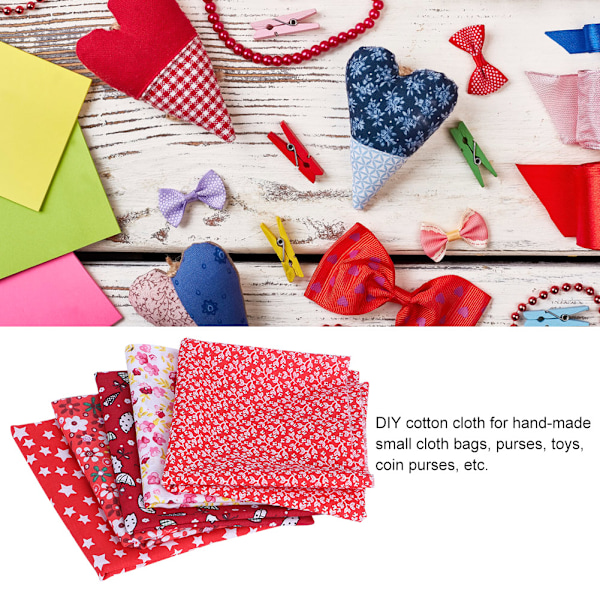 Quiltnings Tygpaket, Patchwork DIY Hantverkssömnad, Bomulls Fat Quarters Tryckt Hantverkstyg För Hemdekorationer, Mjukt Bekvämt Andningsbart,