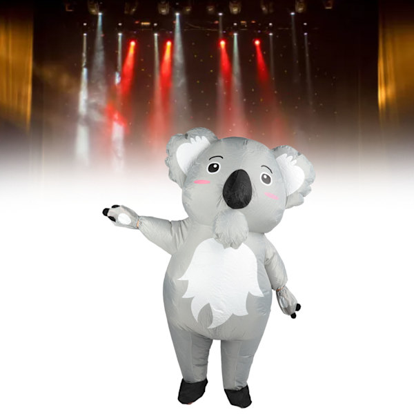 Koala uppblåsbar dräkt helkroppsinflation vattentät tecknad cosplay kläder för scenframträdande