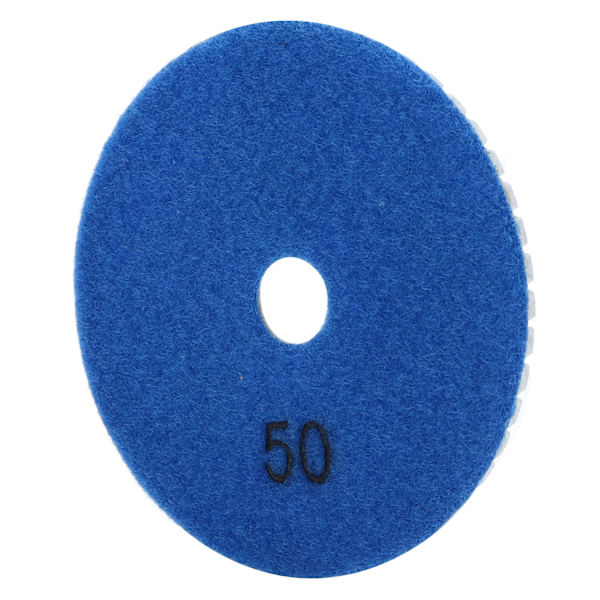 5 st 4 tum Diamantvåta Polerplattor Mjuk Slipdisk Set för Marmor Granit Keramik 50 Korn