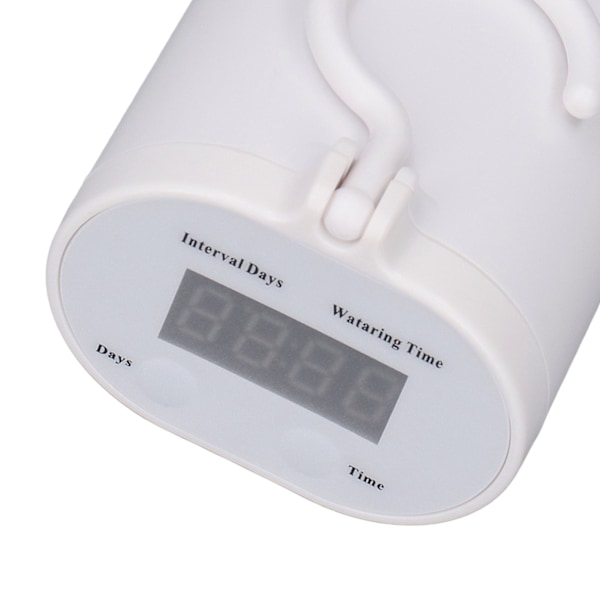 DIY Automatisk Droppbevattningskit Inomhus Vattningssystem för Krukväxter Inomhusväxter Självbevattningssystem med Timer Vit Stöd för 2 Krukspridare