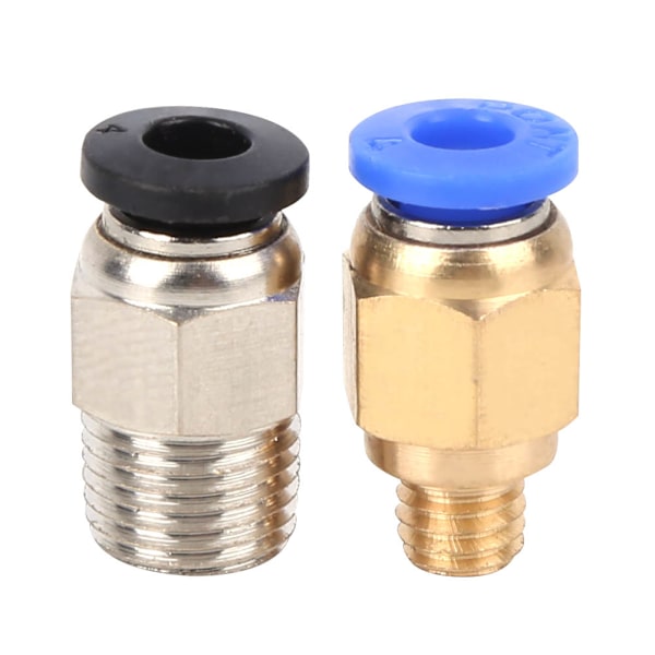 20 st Pneumatiska Kopplingar Raka Push Connect för Bowden Ex 3D-skrivare PC4‑M10/PC4‑M6
