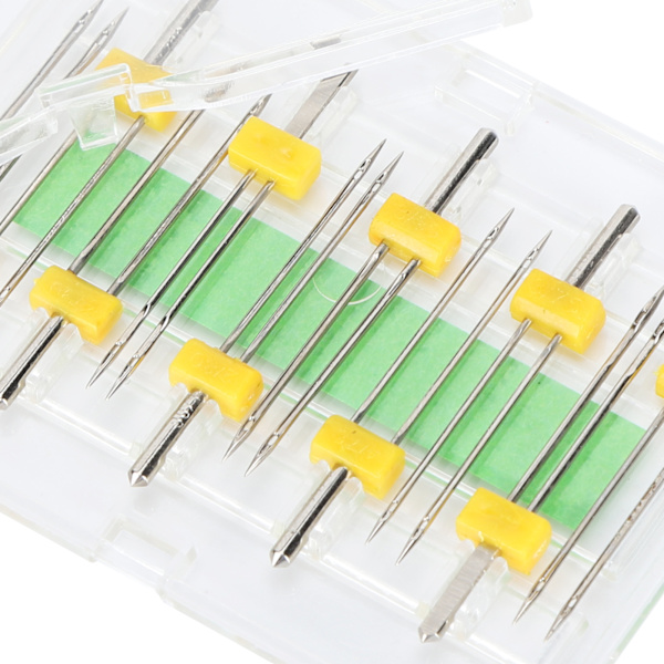 10 st symaskin dubbelnål set olika specifikationer dubbla stift tillbehör