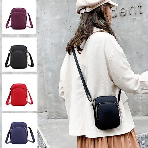 Casual mobilväska med en axel lätt crossbody-väska black