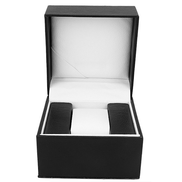 Elegant Klockbox, Lyxig Displayfodral med Mjuk Vaddering, Vattentålig P.U. Läder Smyckesförvaring för Klockor och Andra Värdefulla Föremål,