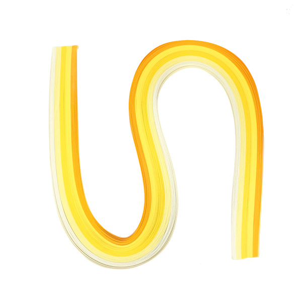 9 Färggradienter 54cm Längd DIY Pappers Quilling Set Hantverksverktyg (5mm Bredd)