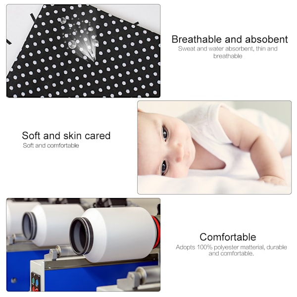 7 st 50*50 cm bomullstyg DIY blandade rutor förskurna sängkläder kit kvartsbunt (svart)