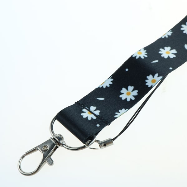 Lanyard, 1 st. Tryckt Lanyard Halsband, Mode Nyckel Lanyard, Korthållare Lanyard, Mobiltelefon Lanyard Halsband, Nyckel Lanyard för ID-kort, Student
