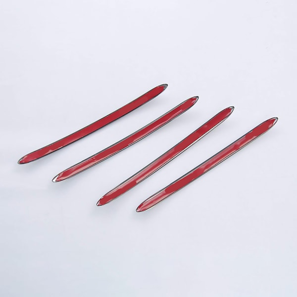4 st DIY Rostfritt Stål Ytterdörrhandtagslister för 5-serien F10 F18