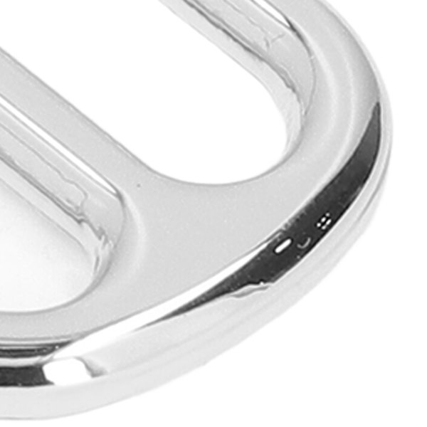 Justerbart spänne med pläteringsprocess DIY matchande fint utförande bärbart metallspänne silver