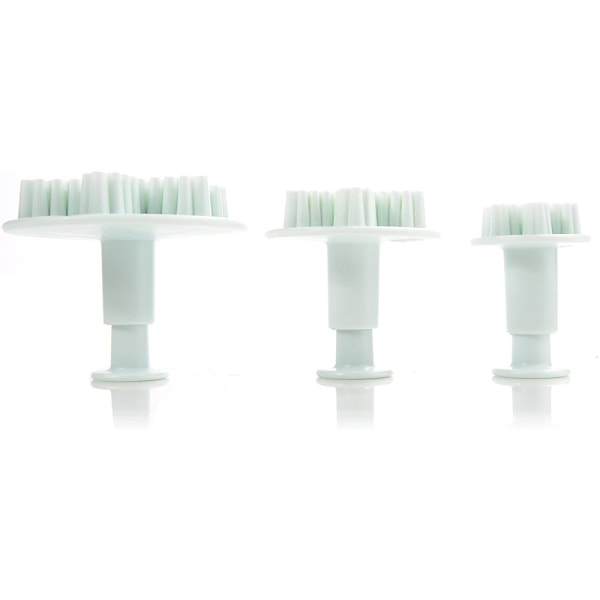 6PCS Snöflinga Kakformar Dekorera Fondant Präglingsverktyg Snöflinga Plunger Kakskärare
