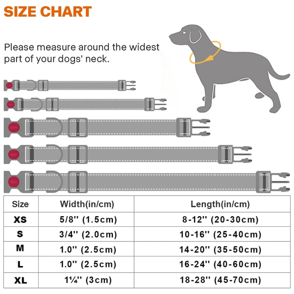 Hund Semi-Metal Spänne Neck Sleeve Pet Halsband Hund Mode, xl