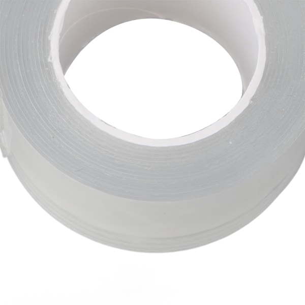 5 Rullar Dubbelhäftande Tejp Transparent Halkfri Elastisk Självhäftande Tejp för Hantverk 3cm Bred