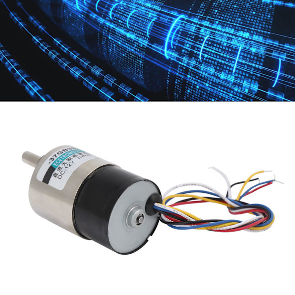 Borstlös Motor Justerbar Hastighet CW/CCW DC12V med Fäste för Mätinstrument XD-37GB3525500rpm/min