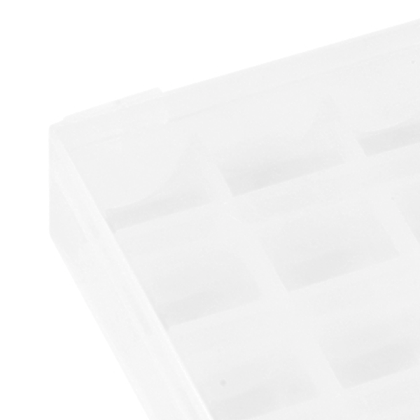1 st Plast Tom Spolhållare Symaskin Spole Organiserare Förvaring Klar Box för 25 Spolar