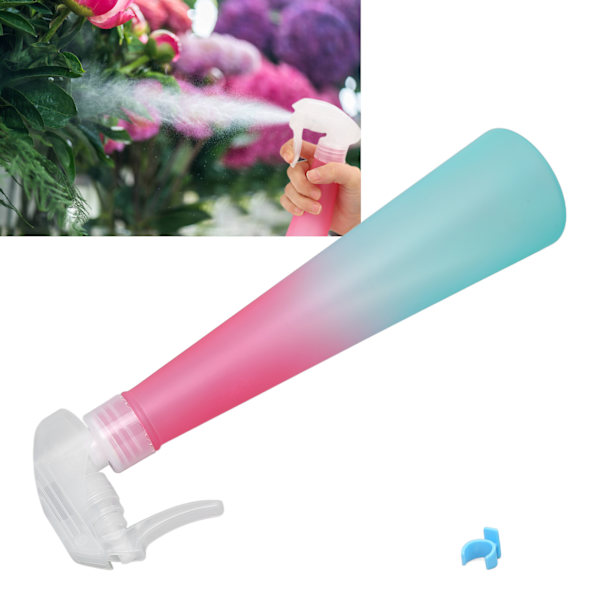 Kontinuerlig sprayflaska konform fin dimspray sprayflaska för hårstyling växter 350 ml