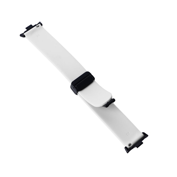 Klockarmband Silikon Magnetisk Vikbar Flexibel Vattentät Klockrem för Mi Band 8 Pro Vit