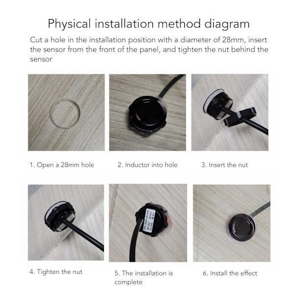 Infraröd induktionsgivare Vattentät IP67 Intelligent ABS-hölje Mini rörelsesensor för badrum DC5‑24V