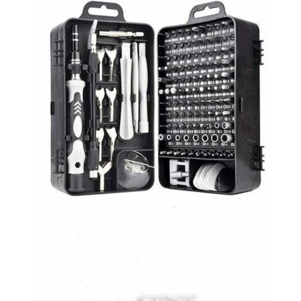 135 i 1 Mini Precision Skruvmejsel Set Kit Verktyg Liten Låda Torx Skruvmejsel Dator Laptop PC Demontering För MacBook, iPhone, Reparation, Glasögon,