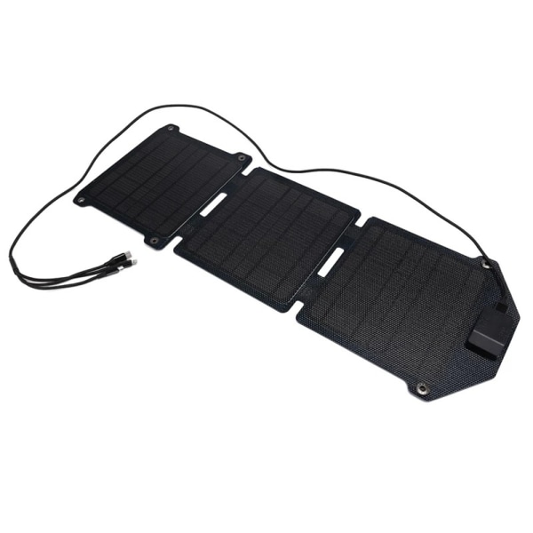 15W hopfällbar solpanel med USB , 5V / 2,5A（Max） Utgång, Bärbar solcellsladdare för telefon, GPS