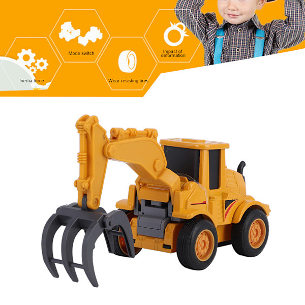 Alloy Engineering Vehicle Model 360 Graders Rotation Barnbil Modell Leksak Skrot Hanterare