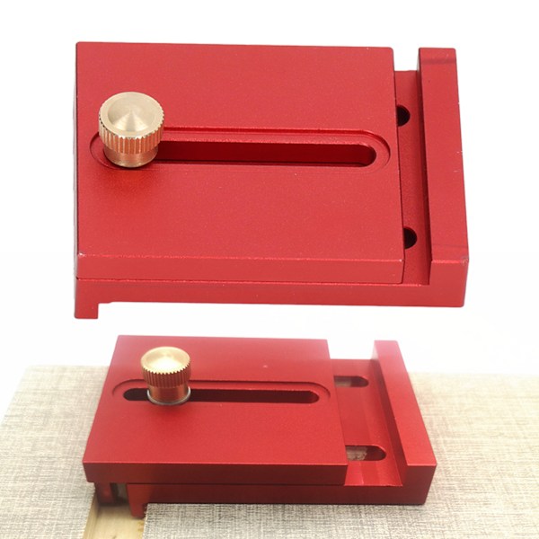 Djupmätrande linjal Sågspår Mätare Aluminiumlegering 5‑40mm Verktyg för Skärning Spårning T1