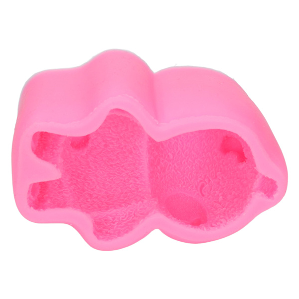 Silikonform Anti-stick Design Lätt att avforma God seghet Djur Silikonform för DIY Tårta Fondant Choklad Muffin