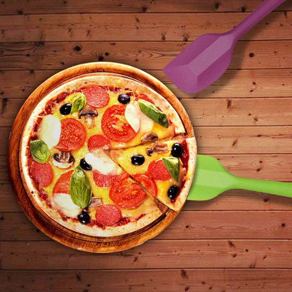 5-delad silikon-spatelset, degspatelset, köksspatel, non-stick gummispatel, värmebeständig spatel, värmebeständig upp till 500 ° F silikon