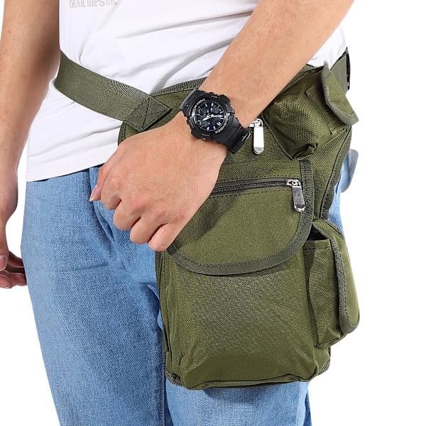 Multifickor Drop Waist Leg Bag Militär Utility Motorcykel Racing Lårväska (armégrön)
