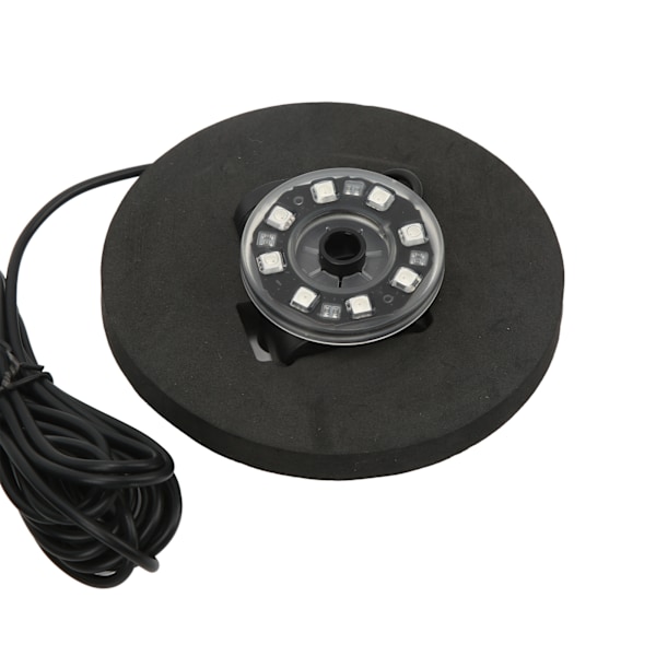 Solcellsdriven Vattenfontänpump-Set för Utomhus med Batteridriven LED-Lampa Flytande Split Typ DC8V