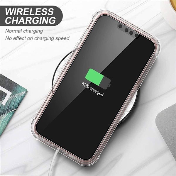 iPhone 13 Stötfritt Transparent TPU Skal