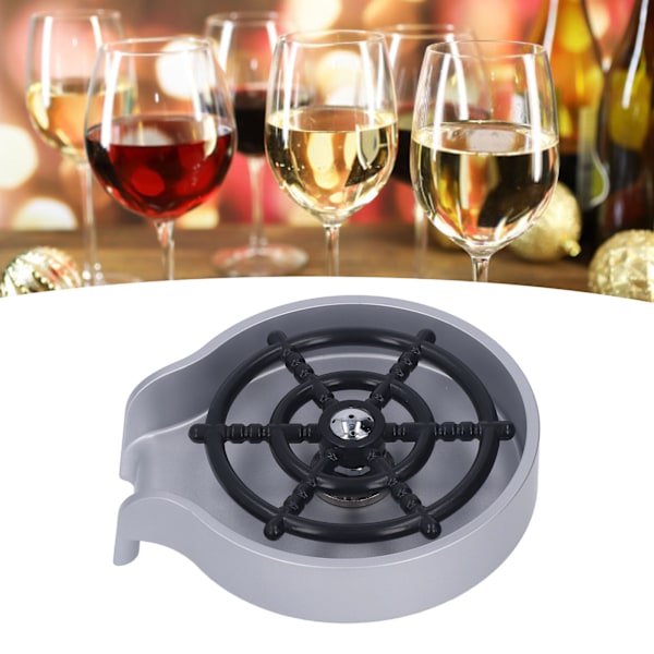 Högtrycksdiskho Glas Sköljare Bar Automatisk Kopptvätt Kit med ABS Bas 80cm Slang Silver
