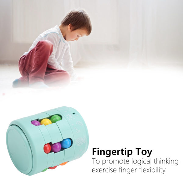 Kan forma fingertopp leksak pedagogisk förälder-barn interaktiv stressavlastning leksak present (grön)