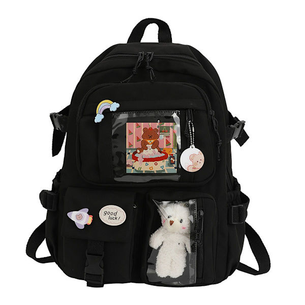 Barnens ryggsäck flicka skolryggsäck flicka skolbarn flicka 6-10 år skolryggsäck flicka