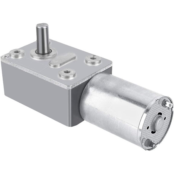 12V Reversibel Reducerbar Elektrisk Motor Hög Vridmoment Turbin Snäckväxel (5RPM)