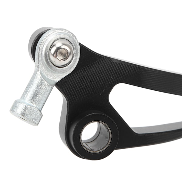 Växelspak Pedal CNC Aluminium Justerbar Vikbar Tåspetsväxelpedal för Ninja 400 Z400 Svart